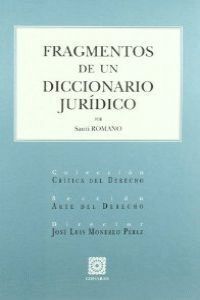 FRAGMENTOS DE UN DICCIONARIO JURÍDICO