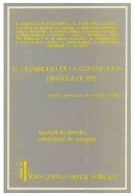 EL DESARROLLO DE LA CONSTITUCIÓN ESPAÑOLA DE 1978