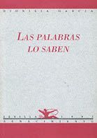 LAS PALABRAS LO SABEN