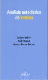ANÁLISIS ESTADÍSTICO DE TEXTOS