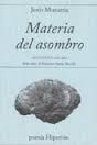 MATERIA DEL ASOMBRO -ANTOLOGIA 1970-2015-