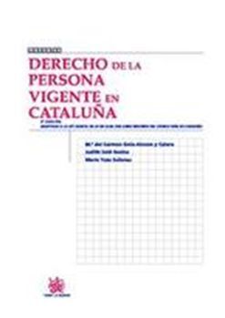 DERECHO DE LA PERSONA VIGENTE EN CATALUÑA