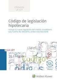 CODIGO DE LEGISLACION HIPOTECARIA, 1ª EDICIÓN MAYO
