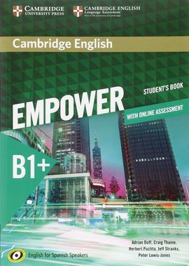 CAMBRIDGE ENGLISH EMPOWER FOR SPANISH SPEAKERS B1+ STUDENT'S BOOK WITH ONLINE AS