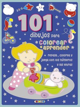 101 DIBUJOS PARA COLOREAR Y APRENDER AZUL