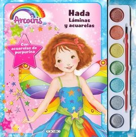 ARCOIRIS-HADA+ACUARELAS+PINCEL