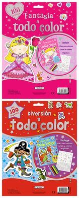 A TODO COLOR (2 TITULOS) - COLOR Y PEGATINAS+CERAS