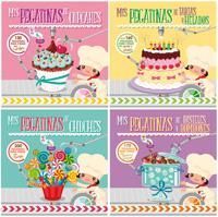 MIS PEGATINAS CUPCAKES/ TARTAS/CHUCHES/PASTELES REF 405