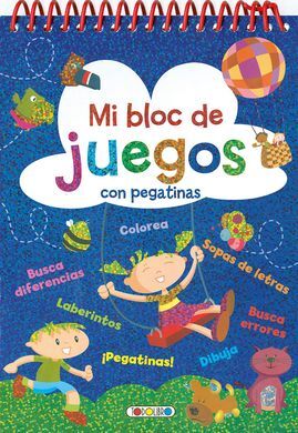 MI BLOC DE JUEGOS CON PEGATINAS 