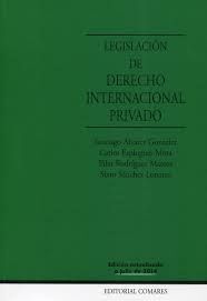 LEGISLACIÓN DE DERECHO INTERNACIONAL PRIVADO