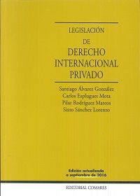 LEGISLACIÓN DE DERECHO INTERNACIONAL PRIVADO
