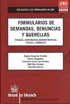 FORMULARIOS DE DEMANDAS, DENUNCIAS Y QUERELLAS