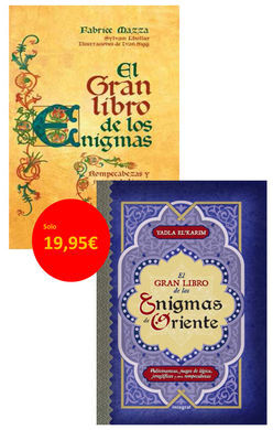 PACK EL GRAN LIBRO DE LOS ENIGMAS + EL GRAN LIBRO DE LOS ENIGMAS DE ORIENTE