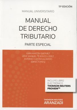 MANUAL DE DERECHO TRIBUTARIO. PARTE ESPECIAL ( EBOOK+PAPEL ) * ARANZADI