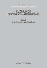 EL DESLINDE. PROLEGÓMENOS A LA TEORÍA LITERARIA