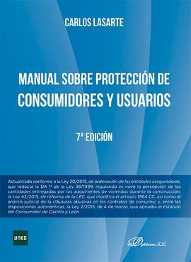 MANUAL SOBRE PROTECCIÓN DE CONSUMIDORES Y USUARIOS