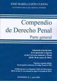 COMPENDIO DERECHO PENAL PARTE GENERAL 2015