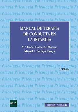 MANUAL DE TERAPIA DE LA CONDUCTA EN LA INFANCIA