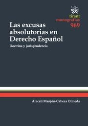 LAS EXCUSAS ABSOLUTORIAS EN EL DERECHO ESPAÑOL