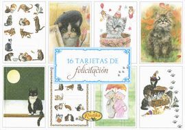 16 TARJETAS DE FELICITACION 