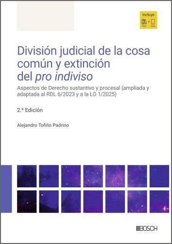 DIVISIÓN JUDICIAL DE LA COSA COMÚN Y EXTINCIÓN DEL PRO INDIVISO
