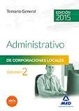 TEMARIO 2. ADMINISTRATIVO CORPORACIONES LOCALES (ED. 2015)