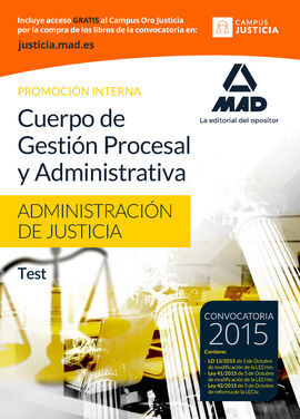 CUERPO DE GESTIÓN PROCESAL Y ADMINISTRATIVA DE LA ADMINISTRACIÓN DE JUSTICIA (PR
