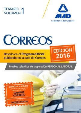 TEMARIO I CORREOS
