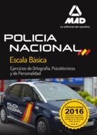 POLICIA NACIONAL PSICOTECNICO PERSONAL ESCALA BASICA