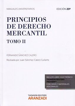 PRINCIPIOS DE DERECHO MERCANTIL. TOMO II