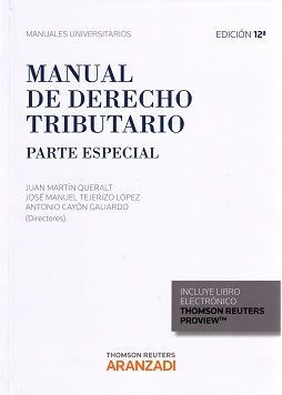 MANUAL DE DERECHO TRIBUTARIO. PARTE ESPECIAL