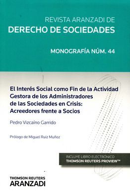 INTERES SOCIAL COMO FIN ACTIVIDAD GESTORA ADMINISTRADORES