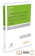 DERECHO AMBIENTAL PARA UNA ECONOMIA VERDE. INFORME RED ECOVER