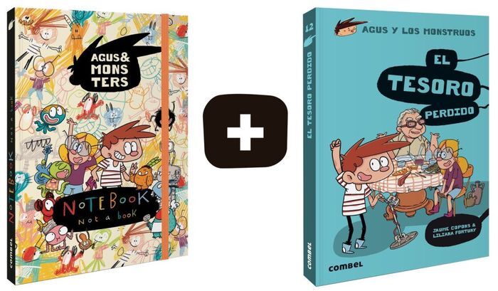 PACK LIBRETA MONSTRUOSA Y EL TESORO PERDIDO