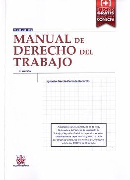 MANUAL DEL DERECHO DEL TRABAJO (5ª ED. 2015)