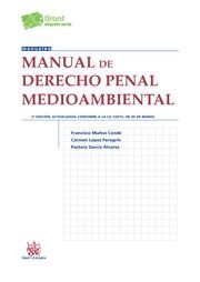 MANUAL DE DERECHO PENAL MEDIO AMBIENTAL