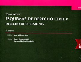 ESQUEMAS DE DERECHO CIVIL V. DERECHO DE SUCESIONES. (TOMO XXXVIII)