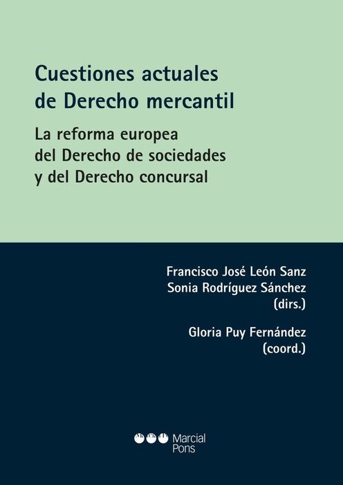 CUESTIONES ACTUALES DE DERECHO MERCANTIL