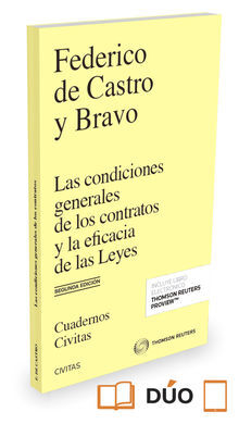 LAS CONDICIONES GENERALES DE LOS CONTRATOS Y LA EFICACIA DE LAS LEYES ( PAPEL +