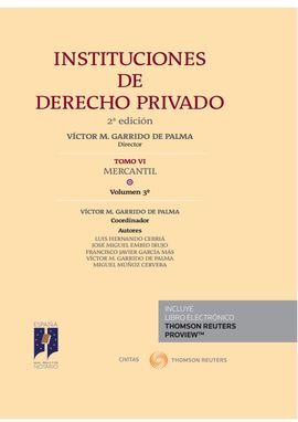 INSTITUCIONES DE DERECHO PRIVADO. TOMO VI MERCANTIL. VOLUMEN 3º (PAPEL + E-BOOK)