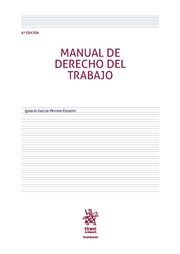 MANUAL DE DERECHO DEL TRABAJO (6ª ED. 2016)