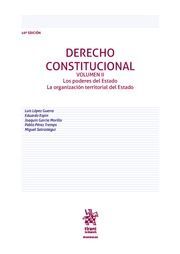 DERECHO CONTITUCIONAL - VOL. II (10ª ED. 2016)