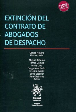EXTINCIÓN DEL CONTRATO DE ABOGADOS DE DESPACHO