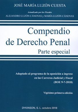 COMPENDIO DE DERECHO PENAL PARTE ESPECIAL