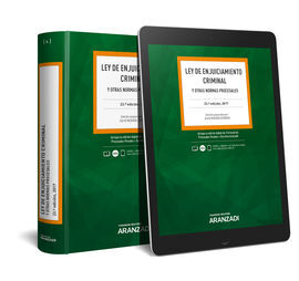 ENJUICIAMIENTO CRIMINAL Y OTRAS NORMAS PROCESALES, 23ª ED. 2017 (DUO)