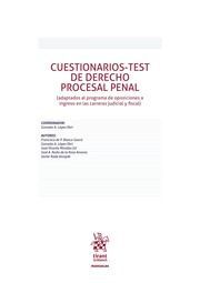 CUESTIONARIOS-TEST DE DERECHO PROCESAL PENAL