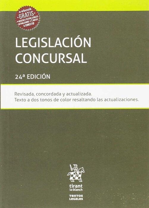 LEGISLACIÓN CONCURSAL 24ª ED.