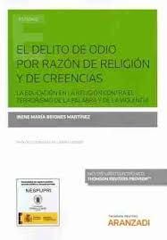 DELITO DE ODIO POR RAZÓN DE RELIGIÓN Y DE CREENCIAS, EL (DÚO)
