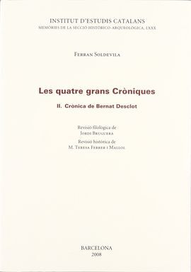 LES QUATRE GRANS CRÒNIQUES 2.- BERNAT DESCLOT