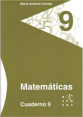 MATEMÁTICAS. CUADERNO 9